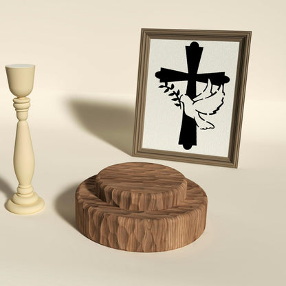 Gzfwthl 22pcs Christian Stencils for Painting Crafts Reusable Motivational Bible Verse Cross Stencil Drawing Religious Template for Wood Sign Fabric Canvas DIY Farmhouse Home Office Decor