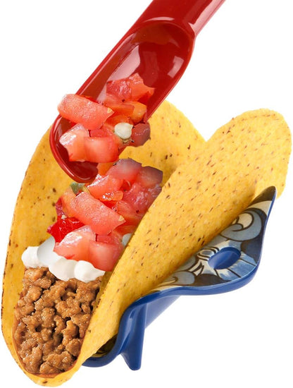 Prepara Taco Spoon, Set of 2, Red