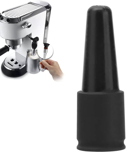 Estink Coffee Machine Nozzle, Silicone Steam Nozzle, Milk Foam Spout Replacement for DeLonghi Coffee Maker, Black