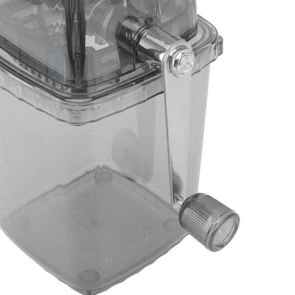 YOUTHINK Ice Crusher, Manual Ice Crusher Small Portable Crusher Hand Operated Snow C1 Machine Grey for Home Kitchen Summer Cooling