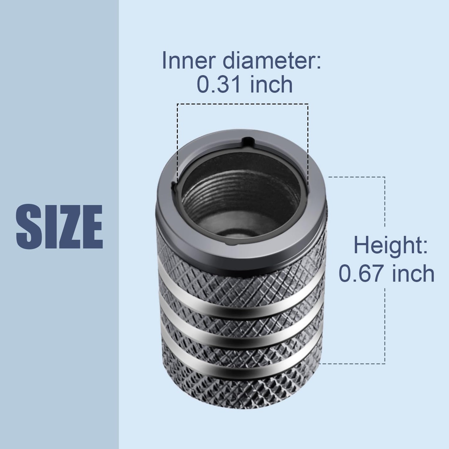 Tire Valve Stem Caps Cover - (12 Pack) Tire Air Caps Metal with Plastic Liner Corrosion Resistant Leak-Proof Dog Paw Print for Car Truck Motorcycle Bike Grey
