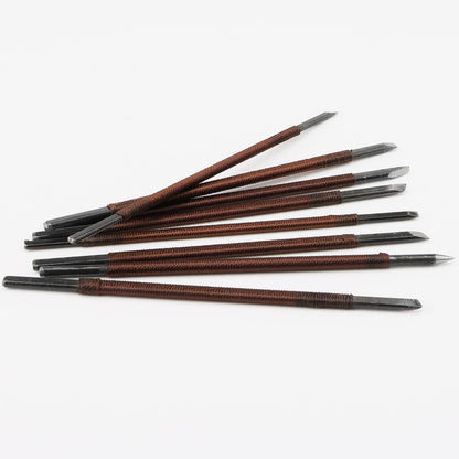 Unxuey 12Pcs Carving Chisel Set Manganese Steel Seal Stone Carving knife Woodworking Tools for Engraving Enthusiast