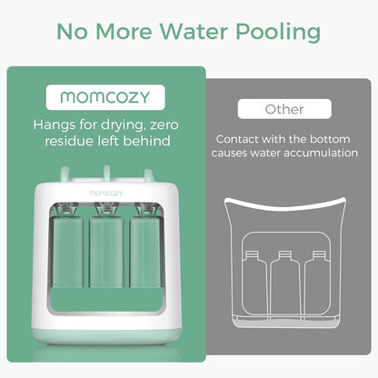 Momcozy Squeeze Station,Baby Food Maker&Pouch Filler for Homemade Baby Puree, BPA-Free, Dishwasher Safe, with Reusable Baby Food Pouches for Babies & Toddlers