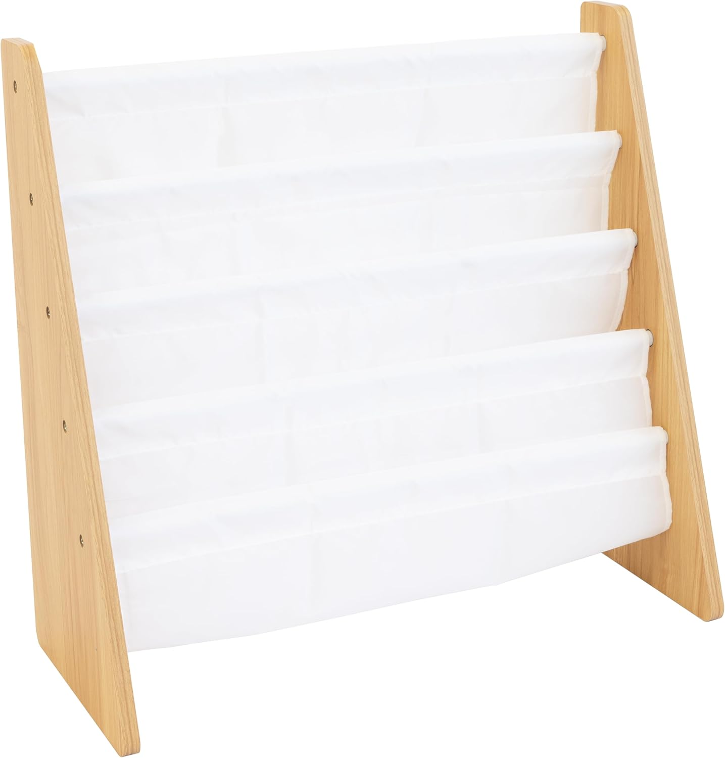 4-Tier Humble Crew Kids Bookshelf, Front-Facing Book Display Organizer, Montessori Toddler Bookcase for Playroom