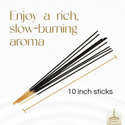 Gonesh Extra Rich Scented Incense Sticks, Non-Toxic 10” Slow Burn Aromatic Sticks, Lavender, 80 Pack