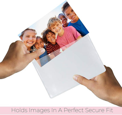 Fuji Mini Instax Photo Pockets for Wallet Size Photos, 10 Pack, Magnetic