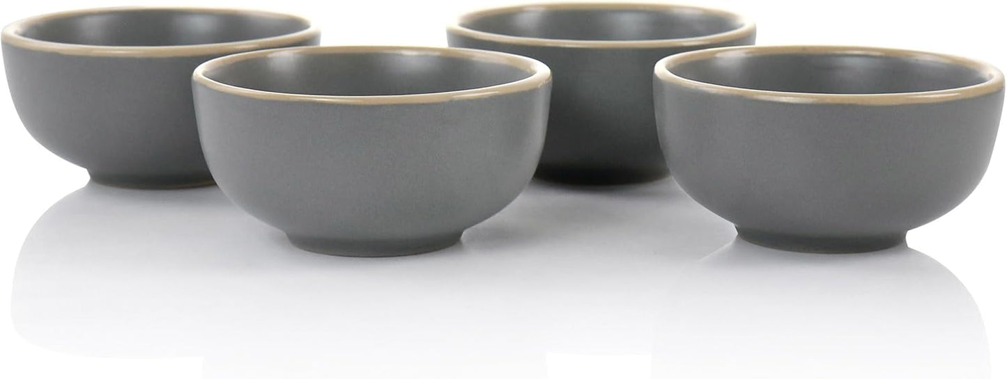 Gibson Home Rockaway 4 Piece 3.5in Fruit Bowl Set, Perfect for Serving Fruits and Snacks