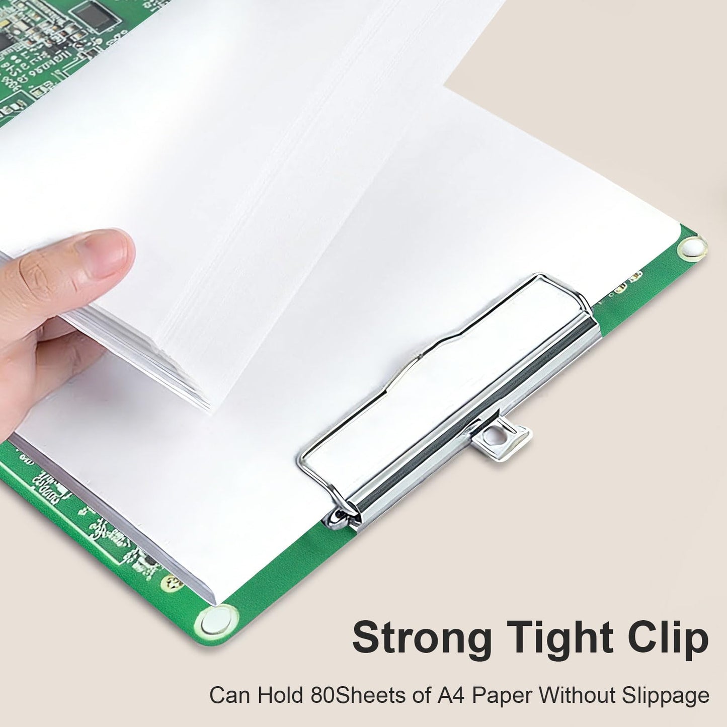 Circuit Board Acrylic Clipboard Cute Clip Board Standard A4 Letter Size 8.5" x 12" Clipboards Decorative for Nurse Worker Office