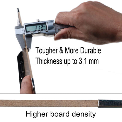 Acocony 11x17 Clipboard with Hardware Corner Guard Vertical Extra Large Clipboard Hardboard with 8 Inch Jumbo Lever Clip 11 x 17 Clipping Board Log Color 1 Pack