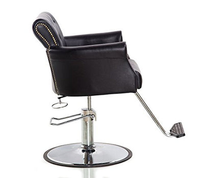 Funnylife Vintage PU Material Black Salon Beauty Salon Barber Chair