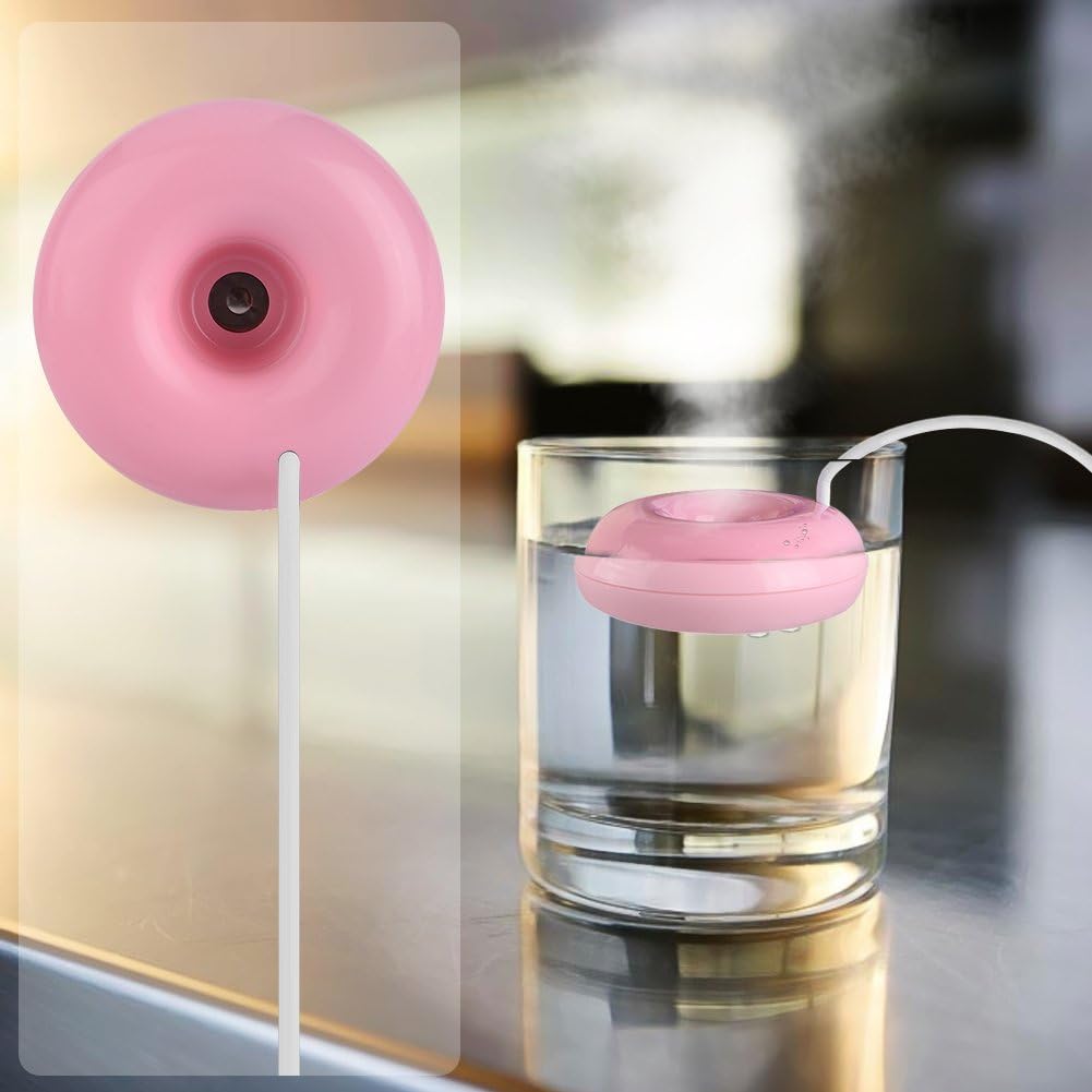 USB Donuts Humidifier Mini Cute Mist Humidifier for Home, SPA, Car Travel Use
