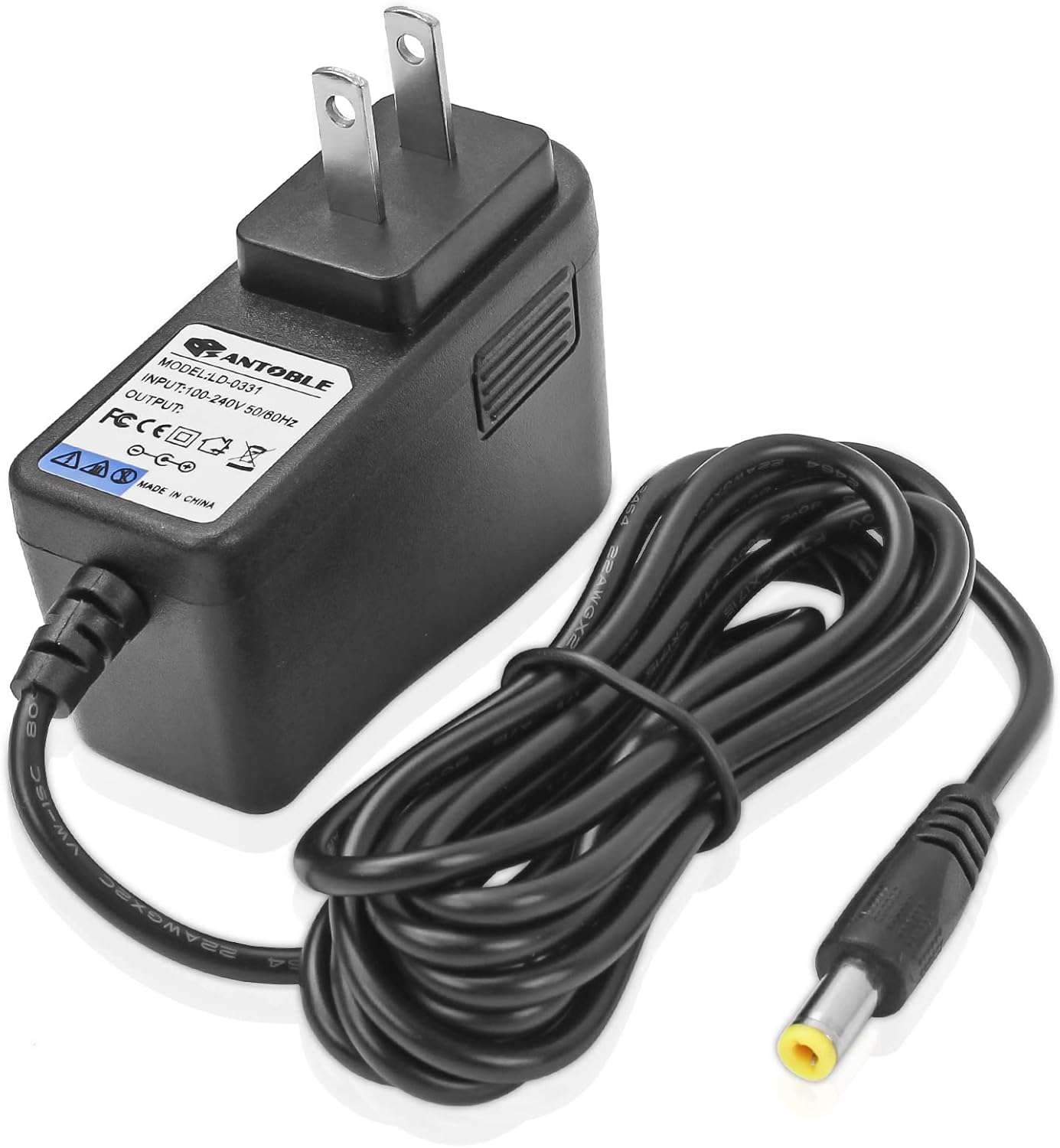 Power Supply for Trash Can, 6V AC Power Adapter for iTouchless 13 Gallon Trash Can, 6.4Ft Long Cord