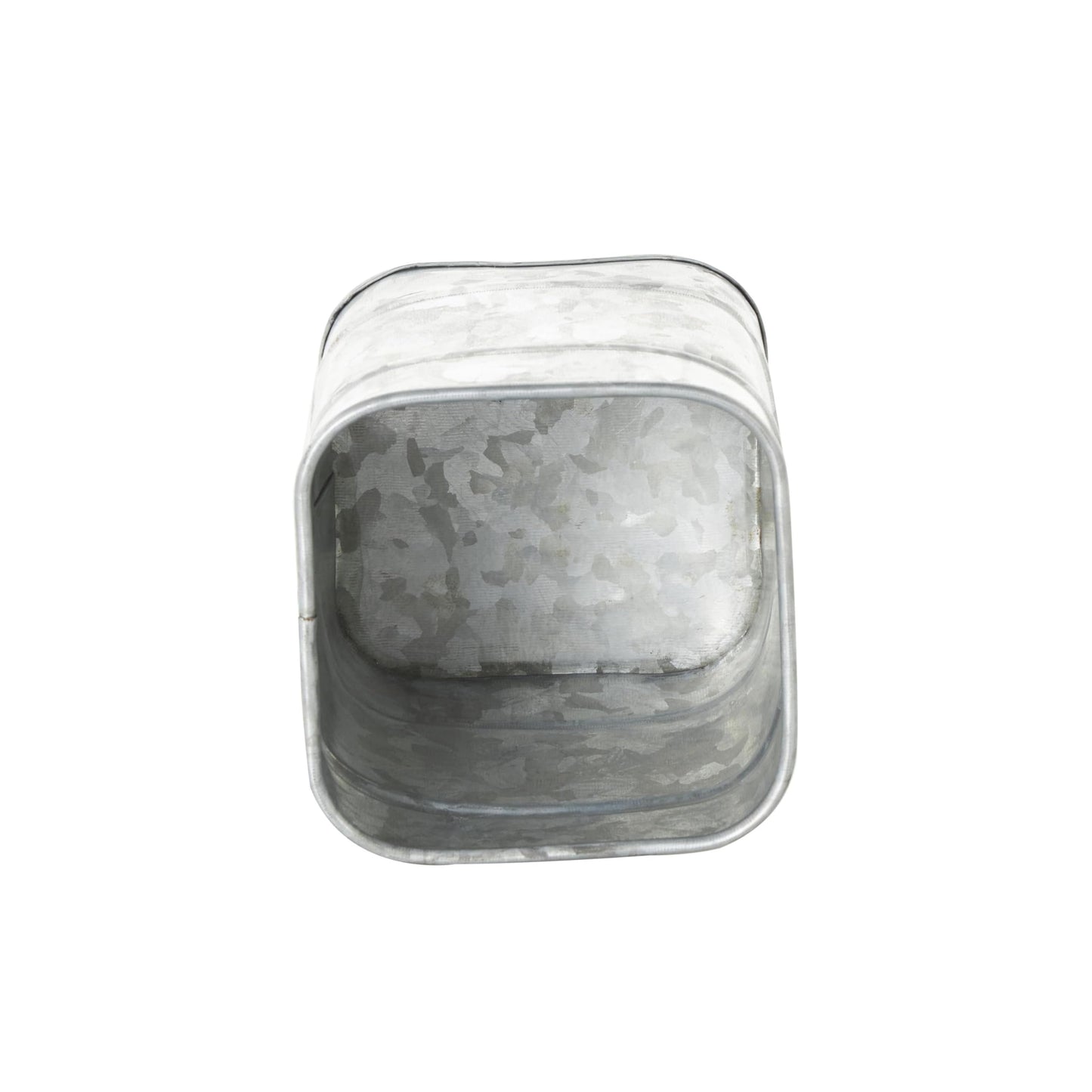 Deco 79 Metal Decorative Canisters Decorative Containers, Set of 2 Decorative Keepsake Boxes 8", 7"H, Silver