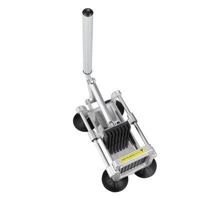 VEVOR French Fry Cutter, Potato Slicer with 1/2", "3/8", "1/4 Stainless Steel Blades, Manual Potato Cutter Chopper with Suction Cups, Great for Potato, French Fries, Cucumber, Vegetables, Carrot