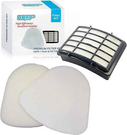 HQRP Filter Kit - HEPA & Foam/Felt Compatible with Shark Navigator NV350 Series | Ultimate Clean Solution