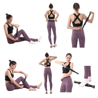 Muscle Roller, Massage Roller Stick for Athletes, Help Reducing Muscle Soreness Cramping Tightness Leg Arms Back Calves Muscle Massager