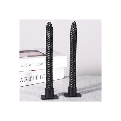 Candlestick Holders European Iron Candlestick Restaurant Candle Base Retro Metal Candlestick Holder Candle Cup Candle Holders (Color : A2)