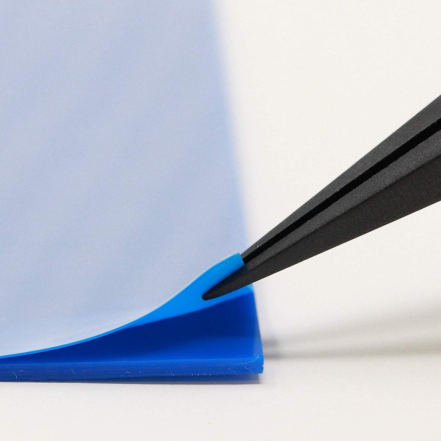 Engineer ESD Tweezers, Anti-Static Electricity, Flat Type, 4.9 inches (125 mm), PTZ-46