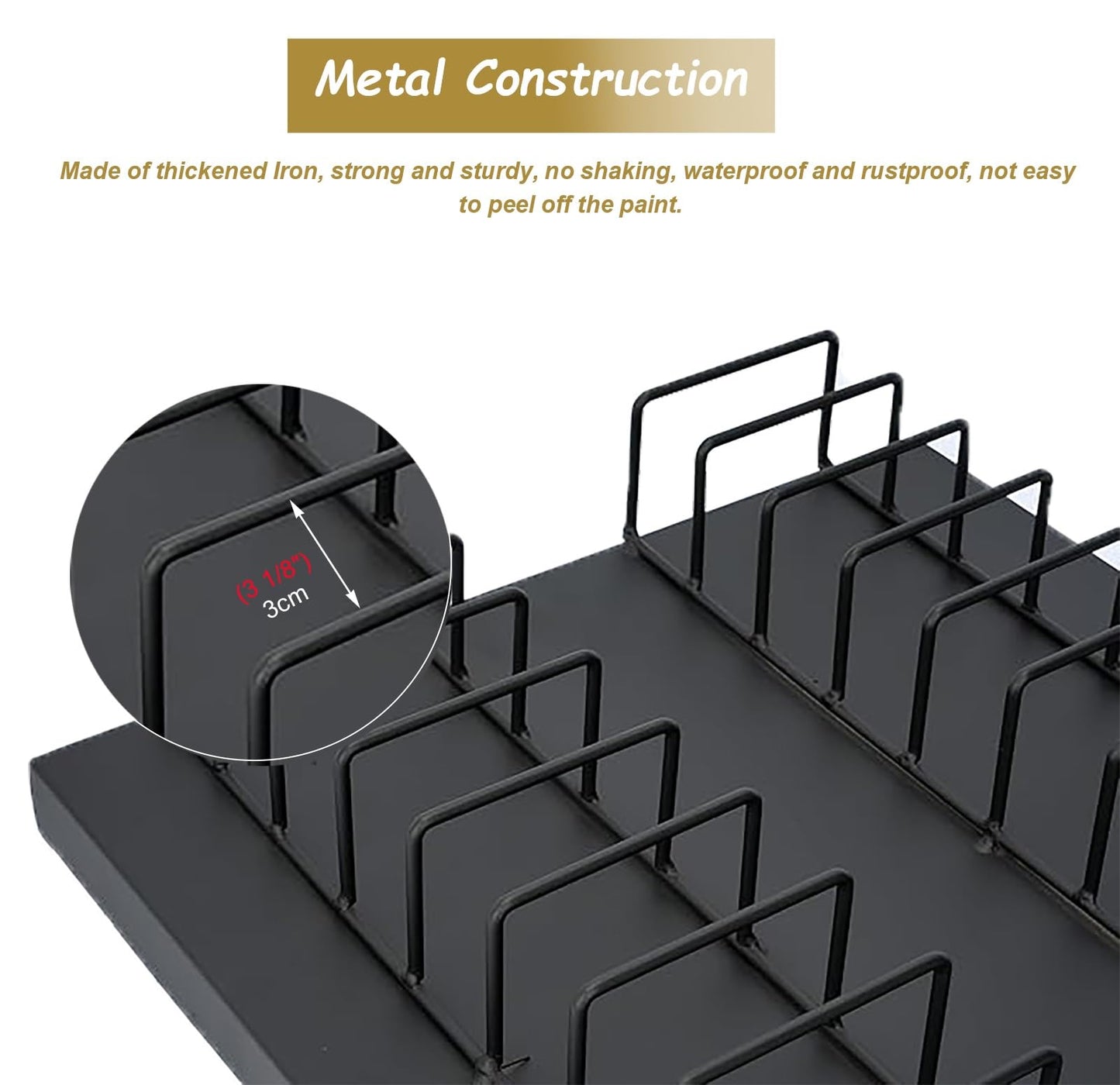 Beige Desktop Tile Sample Display Rack for Retail, Wooden Floor & Door Plate Storage Stand, Marble Slab Showcase Shelf for Exhibition Hall with 30 Card Slots