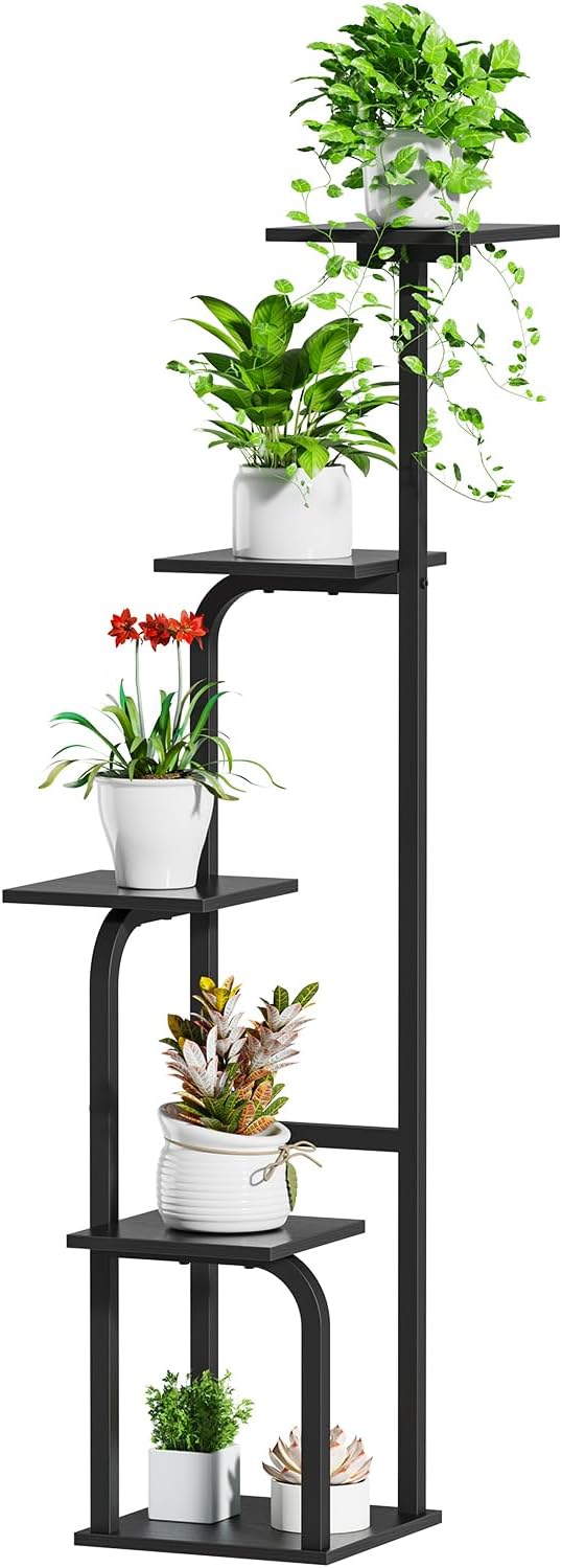 5 Asgolion Tier Plant Stand Indoor, Plant Shelf for Multiple Plants, Flower Pot Holder Shelf, Planter Display Rack