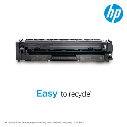 HP 206X Yellow High-yield Toner Cartridge | Works with HP Color LaserJet Pro M255, HP Color LaserJet Pro MFP M282, M283 Series | W2112X