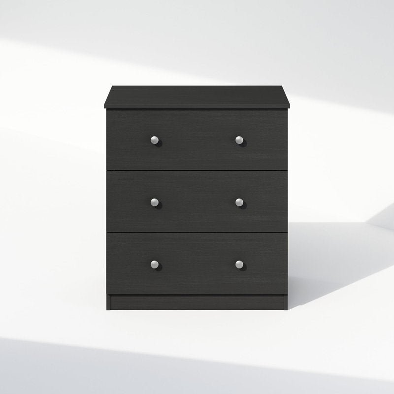 Furinno Frans Simple Design Console Table with 3 Drawers for Entryway, Living Room, Americano