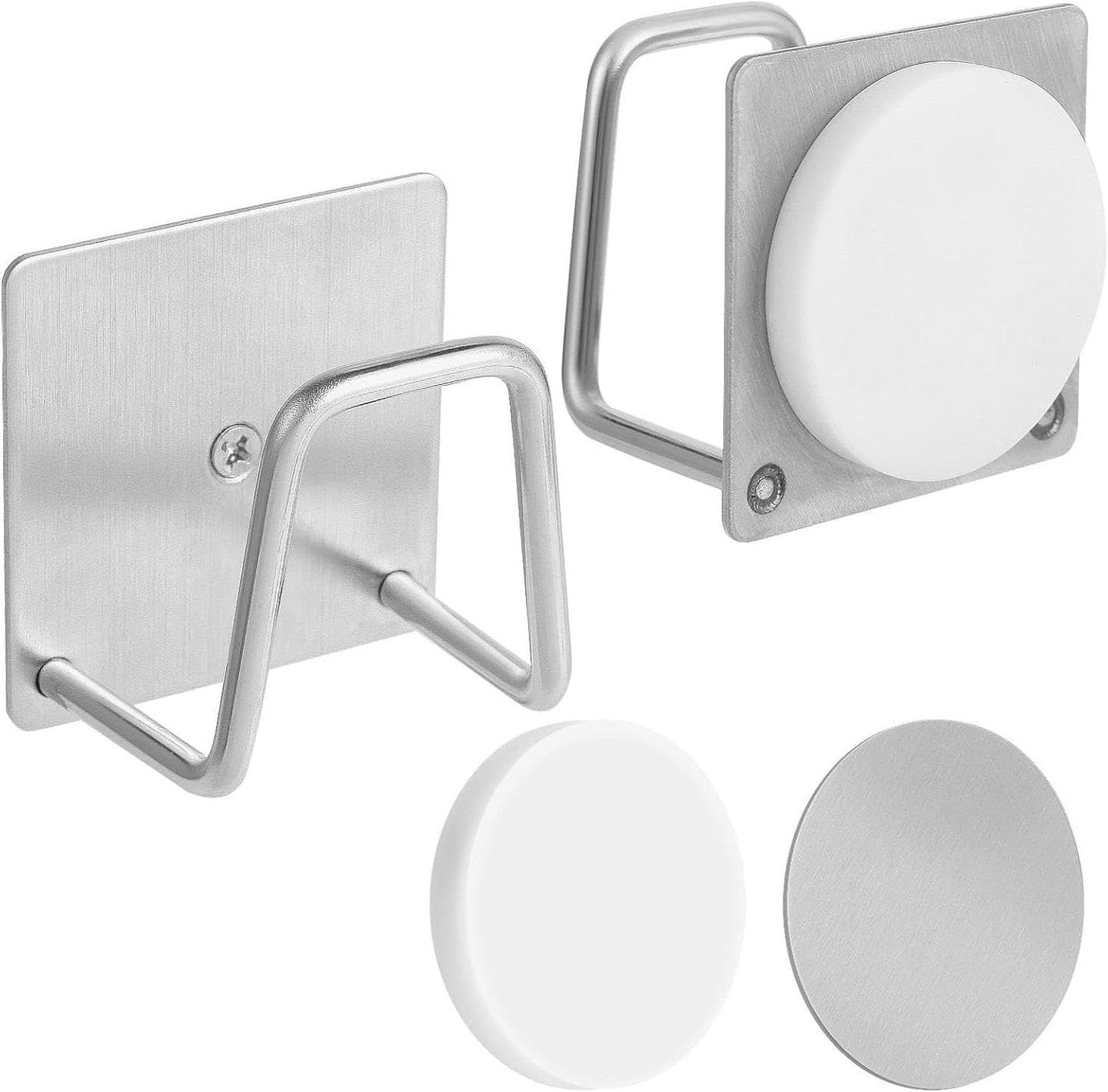 Everlling Sink,1 Magnetic Sponge Holder for Kitchen Pcs Strong Magnetic Stainless Steel Rack Stand, Kitchen