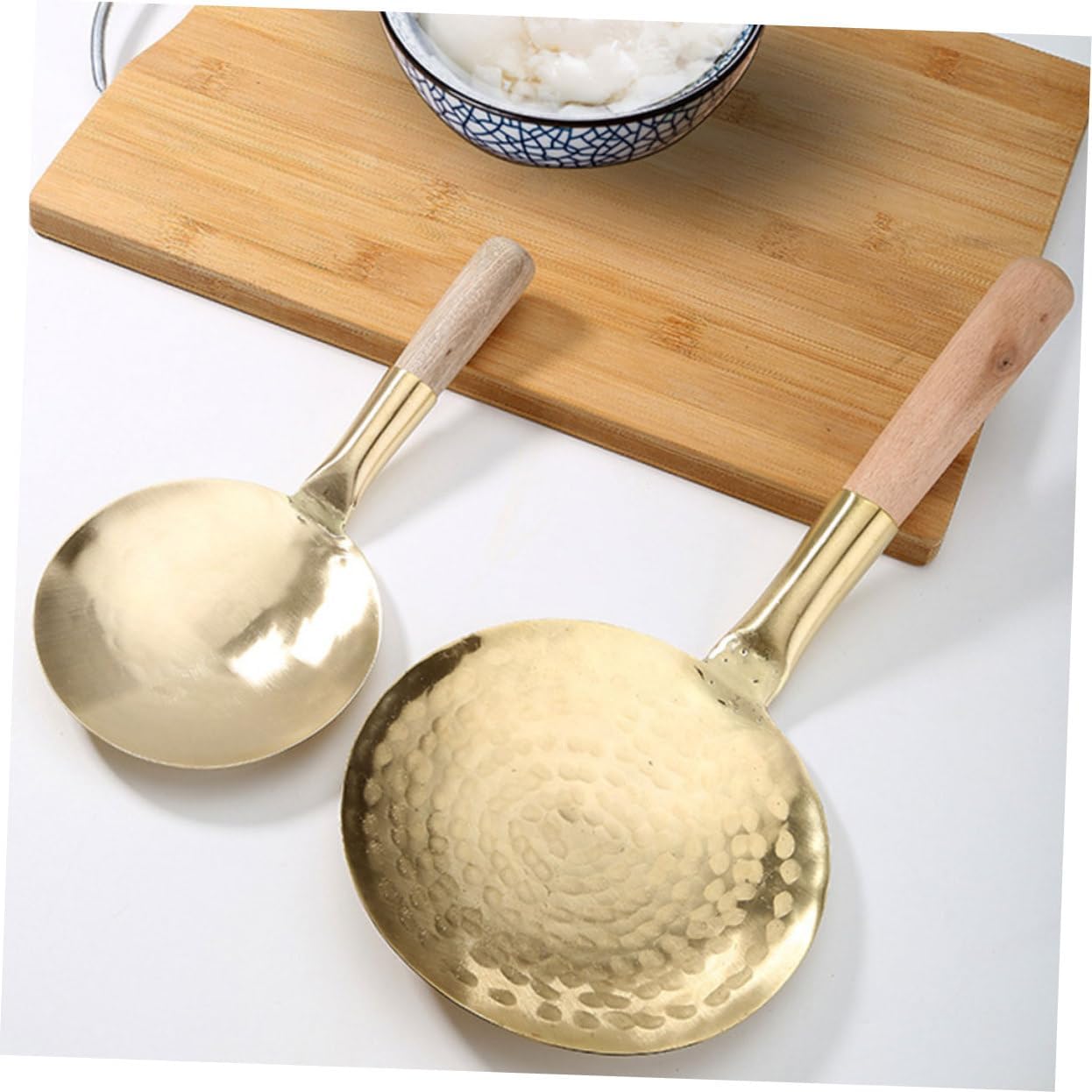 Tofu Brain Shovel Rice Spoon, Rice Paddle Spoon, Japanese Rice Ladle for Cooking and Serving
