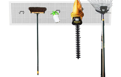 KINOMI 24 Pack Pegboard Hooks Heavy Duty Pegboard Drill Holder Power Tool Holder, Value Set, Large Pegboard Accessories and Hooks for Tools, Power Drills, Art and Craft Supplies etc