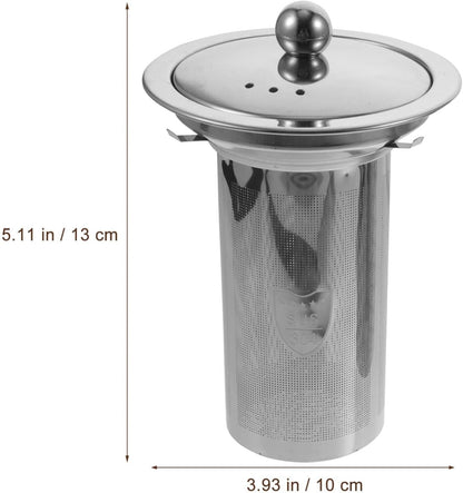 HEMOTON 2pcs Tea Strainer, Loose Tea Filter, Teapot Mesh Strainer, Tea Infuser, Tea Basket