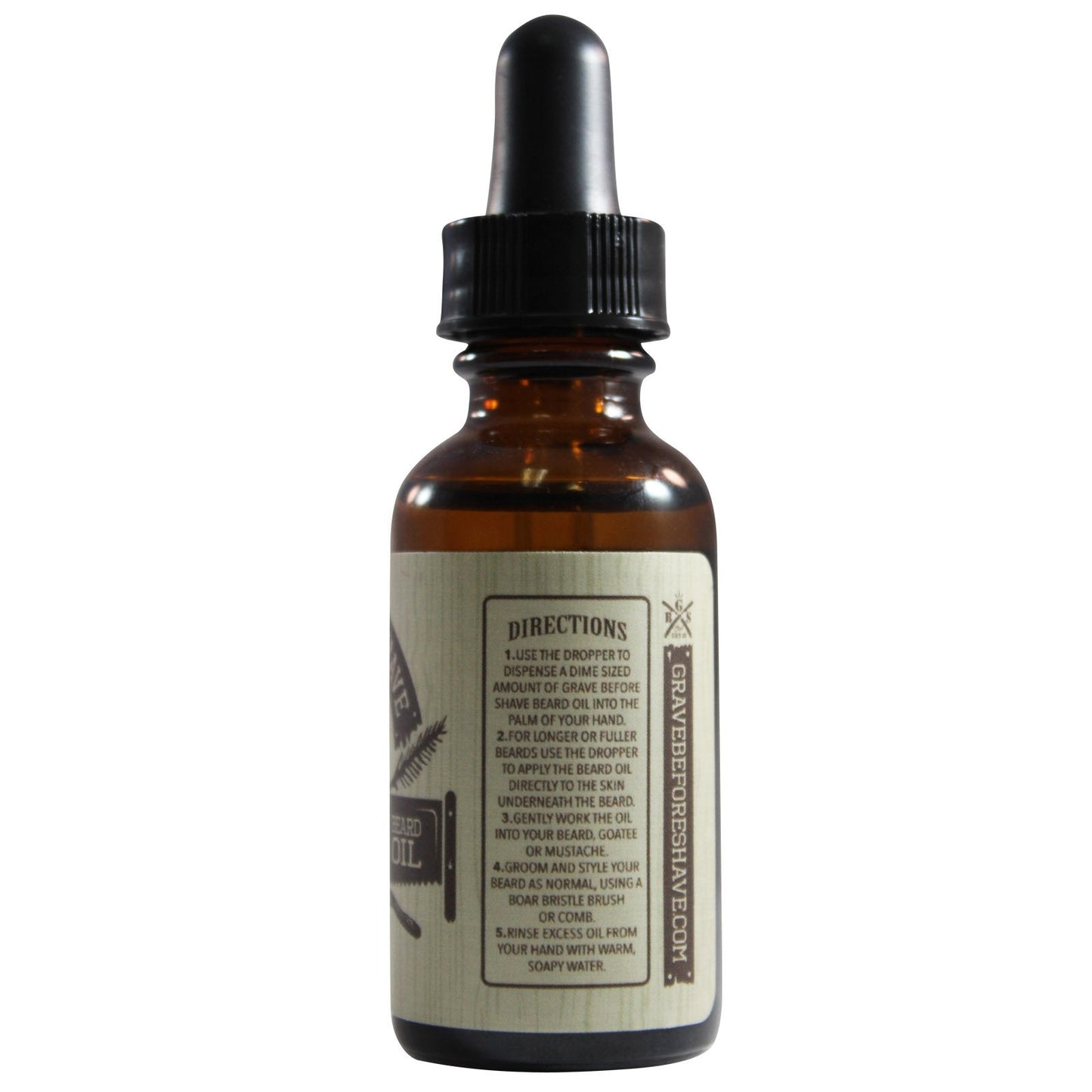 Grave Before Shave Beard Oil (Cigar Blend) 4 oz. Bottle