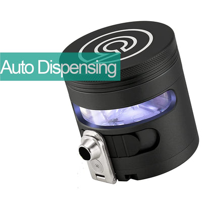 MANUAL Grinder AUTOMATIC Dispenser Large 2.5" Aluminum Alloy, for HOME & KITCHEN ONLY (Midnight)…
