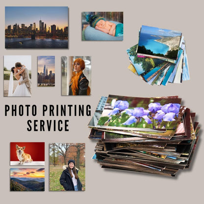 Photo Print - Custom Sizes 3.5x5 to 13x19 Inches | Premium Quality Glossy or Matte Paper