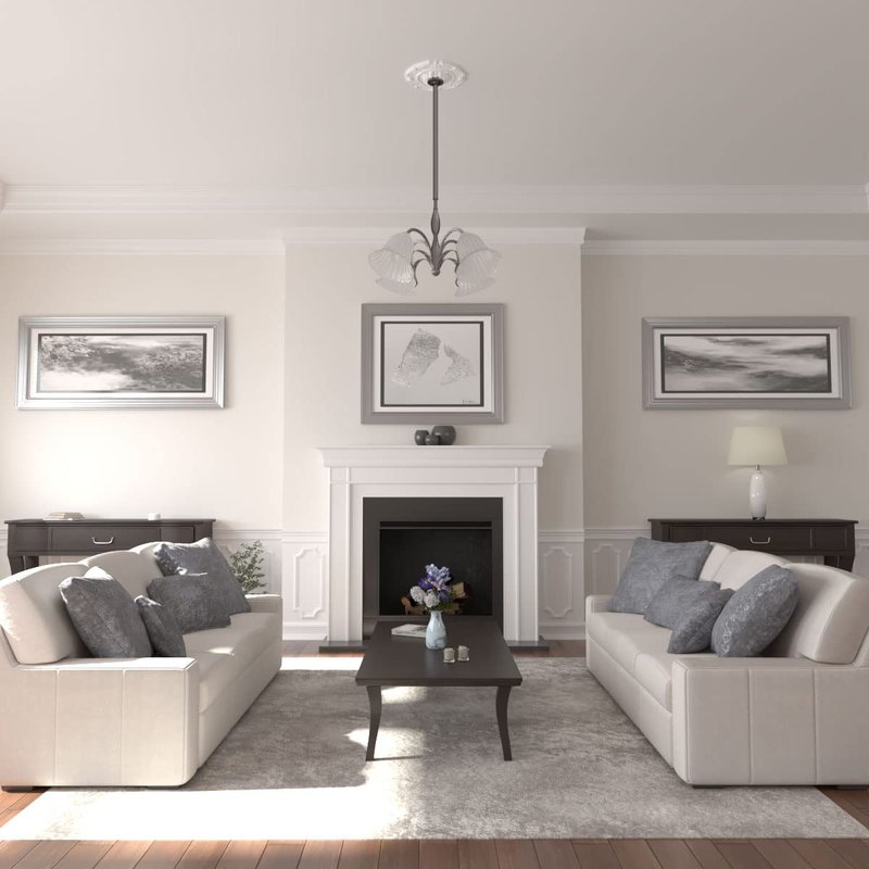 16 1/2"OD x 2 3/8"P Southampton Ceiling Medallion