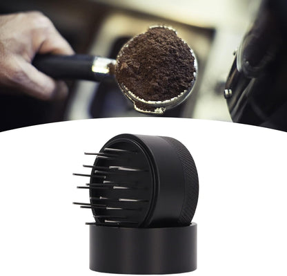 Stainless Steel Espresso Coffee Stirrer - Needle Coffee Stirring Distribution Tool with Base for Professional Barista