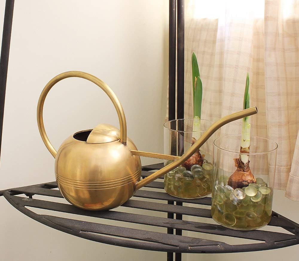 Achla WC-01 Designs Watering Can, 1L, Brass