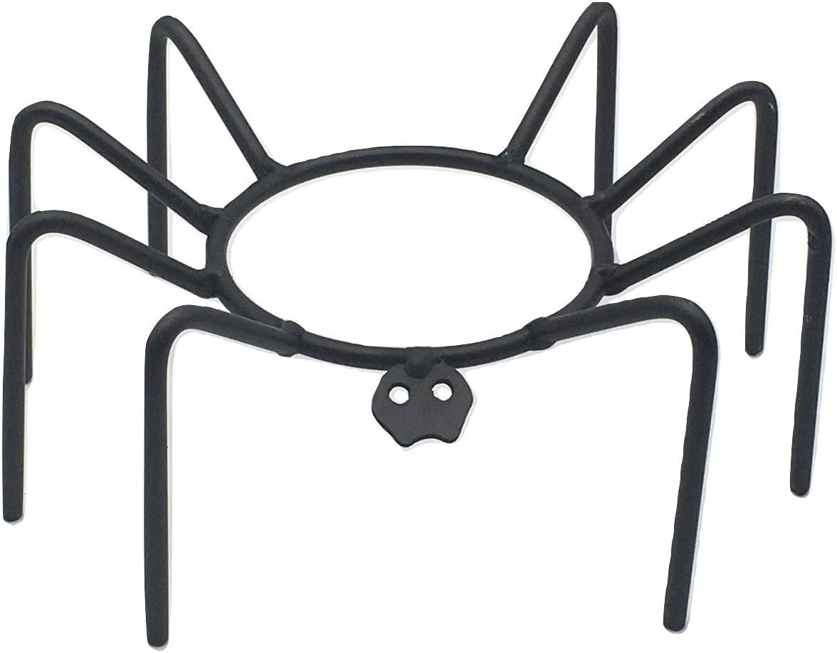 Handcrafted Metal Spider Fall Decoration for Pumpkin and Mum Displays