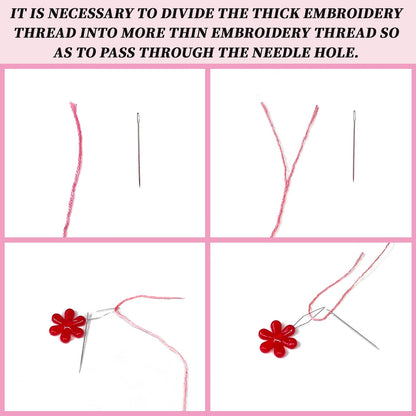 INFUNLY 6 PCS Book and Flower Embroidery Kits for Beginners DIY Cross Stitch Starter Sets for Adults with Instructions Book Cacti Pattern Birds Needlepoint Kits with Embroidery Cloth Hoops Tools