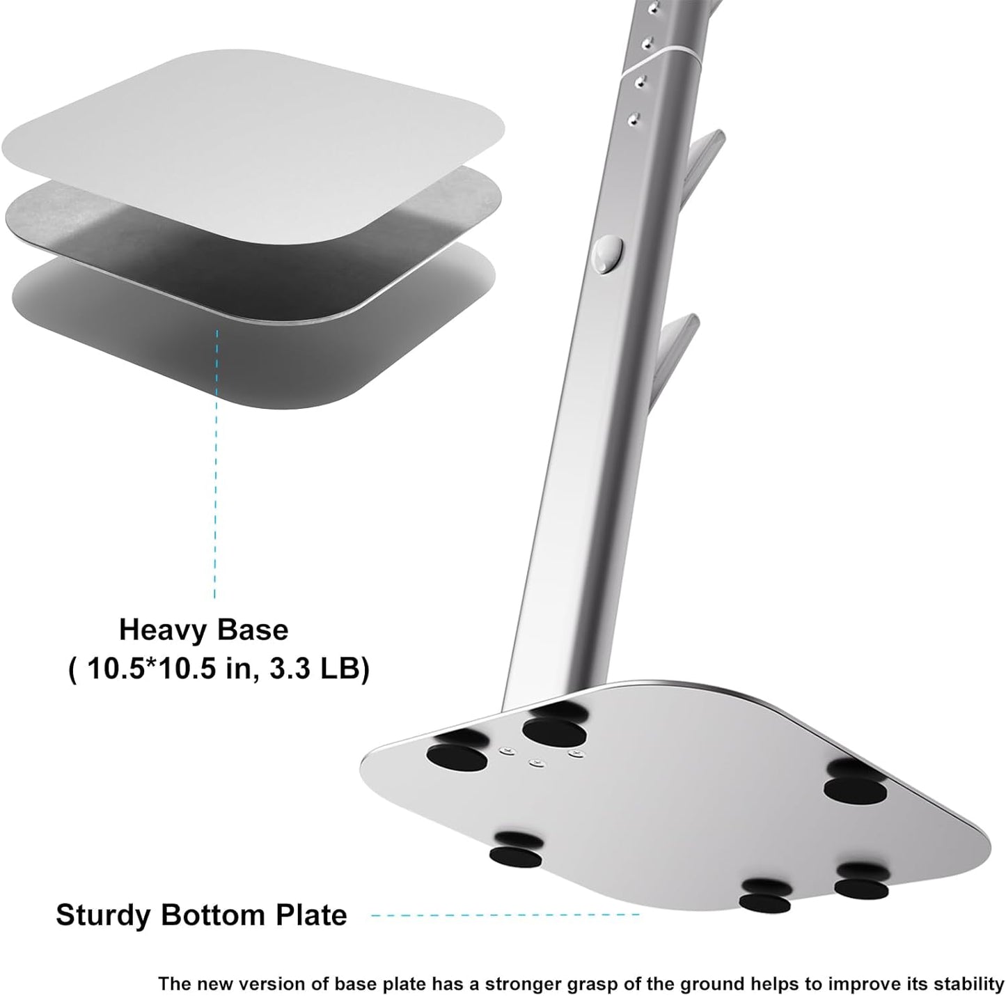 MOOPHY Vacuum Stand Holder Storage Station for Dyson V7 V8 V10 V11 V12 V15, Handheld Cordless Installation Parts