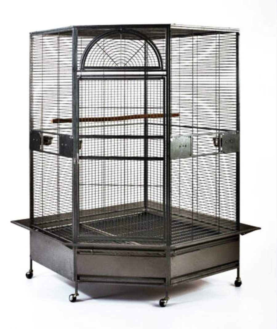Flyline Parrot Escape Jumbo Corner Bird Cage Aviary (X-Large)