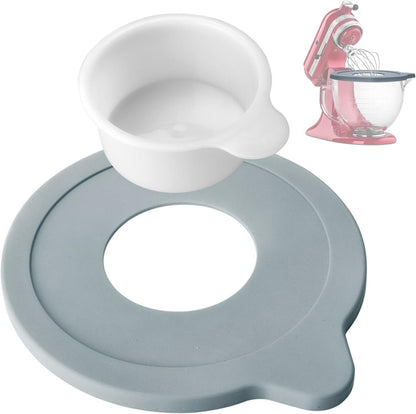 Mixers Bowl Covers Compatible with Kitchenaid Artisan & Classic Series, Kitchen Mixer Splash Guard for 5 QT Glass or