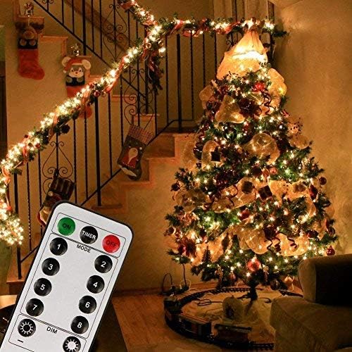 65ft 200 8 Dimmable koopower LED Indoor String Lights with Remote and Timer, Plug-in Modes Fairy Lights for Bedroom