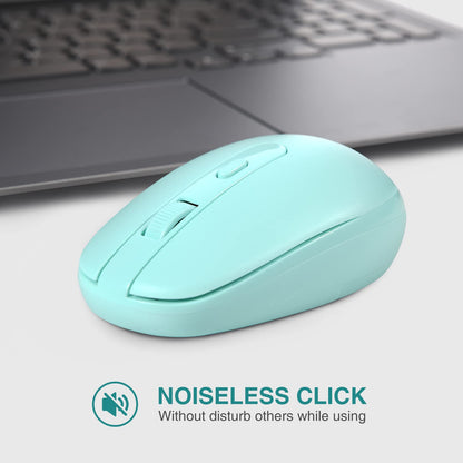 Rii Wireless Mouse RM700 2.4G Silent Mouse with USB Nano Receiver for Laptop,PC,Mac,Chromebook,Windows (Pink)