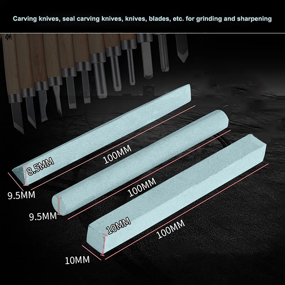 HSTYAIG Whetstone Stone Kit for Carving Chisel Sharpening Stone Set