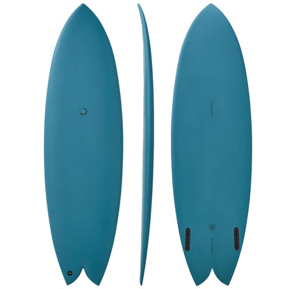 nanazero Wood Skin Surfboard Hybrid HB02 Fish 6'2", Durable and Light-Weight Structure