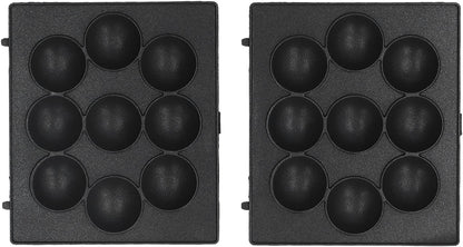 Non Stick Meatball Baking Tray, 9 Hole Baking Pan, Stainless Steel Octopus Meatball Grill Cooking Plate