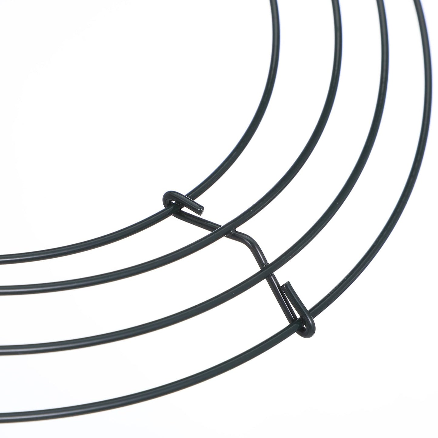 12PCS 10 Inch Metal Wire Wreath Frame, Round Steel Form for Christmas Crafts Floral Decorations Home Garden Wedding Party