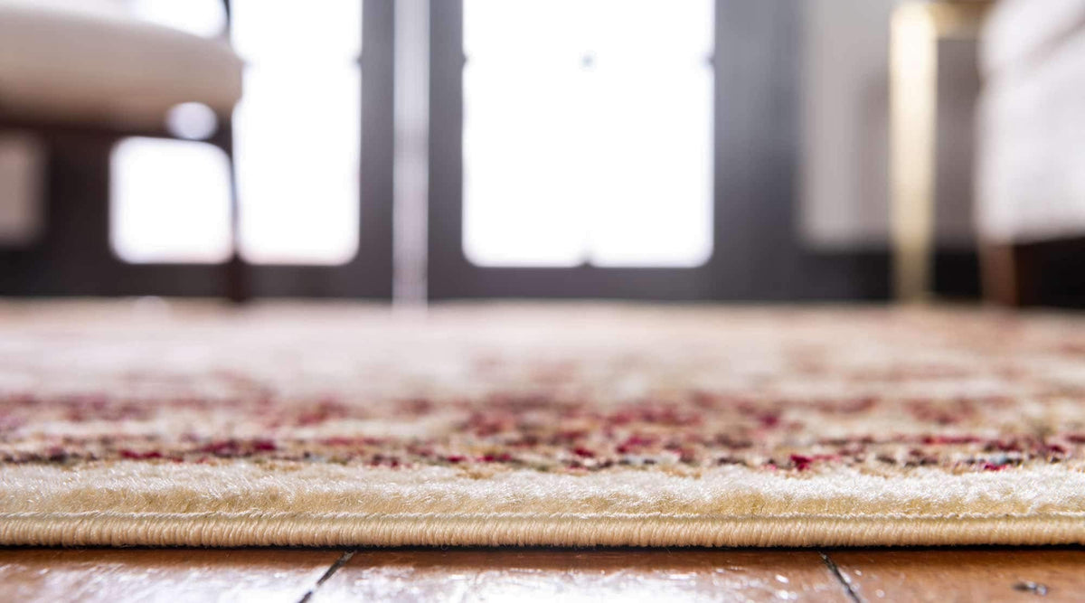Unique Loom Voyage Collection Traditional Oriental Classic Intricate Design Area Rug (8' 0 x 10' 0 Rectangular, Ivory/Gold)