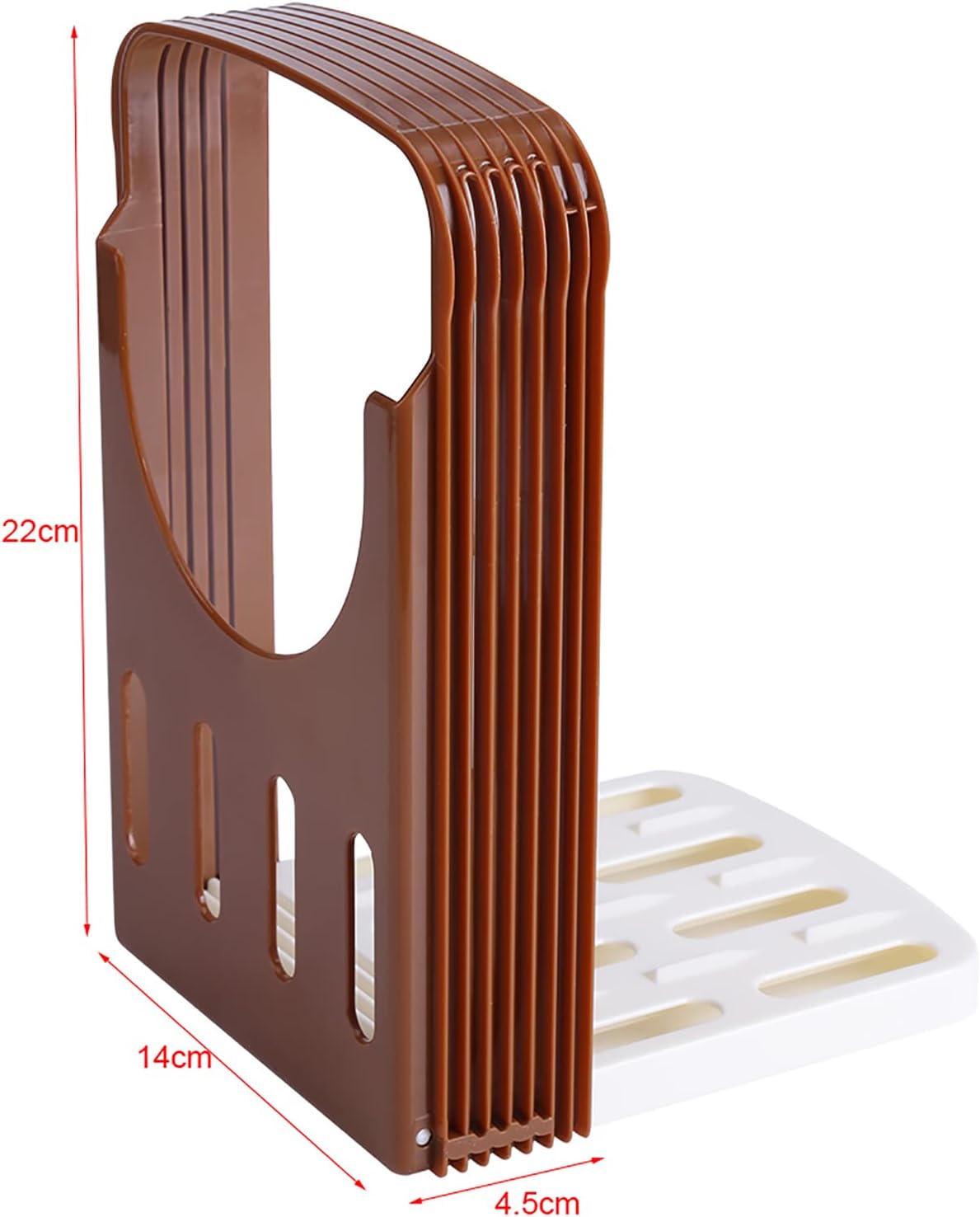 Adjustable Bread Slicer Guide for Homemade Bread, Foldable Tools with 4 Thickness for Kitchen