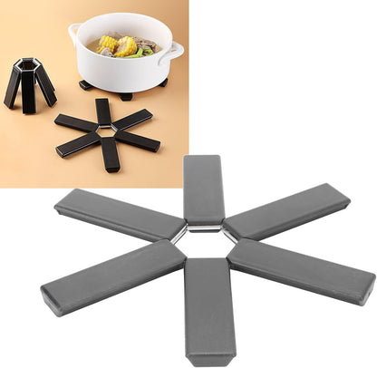 Folding Heat Resistant Pad, Insulated Hot Pot Holder Mat for Lipstick Wax Melting, Collapsible Dish Pan Mats